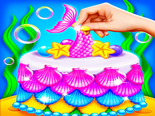 Mermaid Glitter Cake Mak...