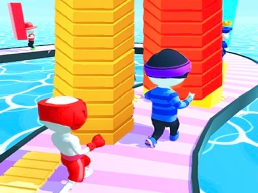 Stacky Run 3D Online 3D Games on taptohit.com