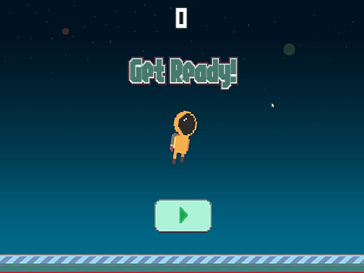 Floaty Astronaut Online Clicker Games on NaptechGames.com