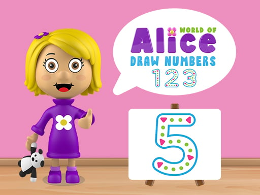 World of Alice   Draw Numbers - Play Free Best Puzzle Online Game on JangoGames.com