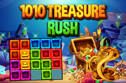 1010 Treasure Rush play online no ADS
