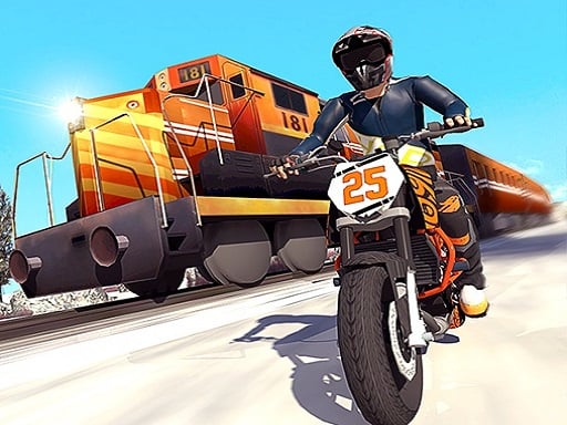 Tricky Bike Stunt vs Train Racing Game  Online Racing Games on NaptechGames.com