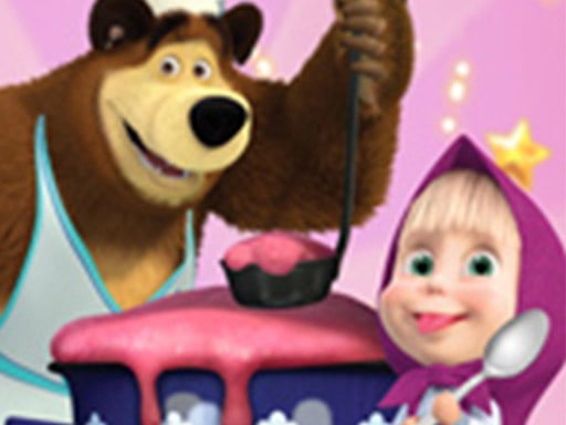 Masha And Bear Cooking Dash Online Girls Games on NaptechGames.com