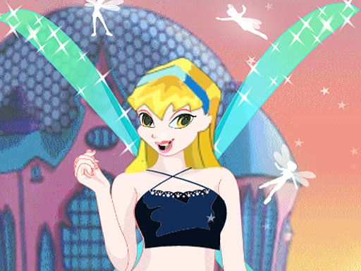 Stella Fairy Girl Dress up Online Girls Games on NaptechGames.com
