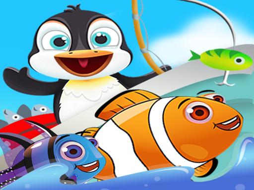 Fish Games For Kids |Trawling Penguin Games online Online Baby Hazel Games on NaptechGames.com