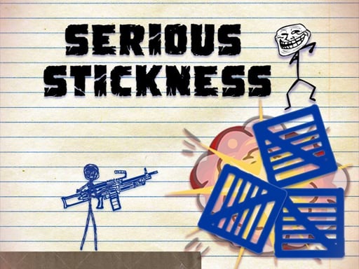 Serious Stickness Online Stickman Games on taptohit.com