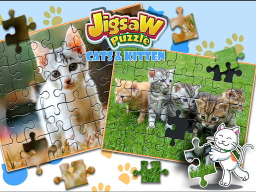 Jigsaw Puzzle Cats &amp; Kitten - Puzzles