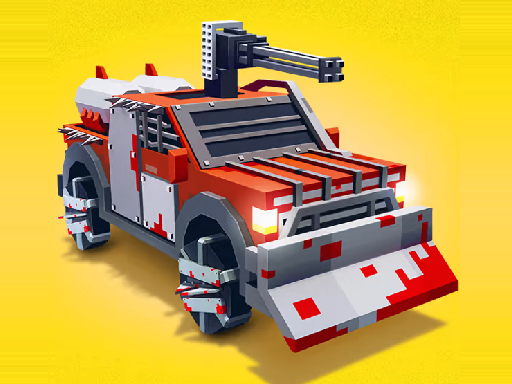 Zombie Derby: Blocky Roads Online Online Shooting Games on NaptechGames.com