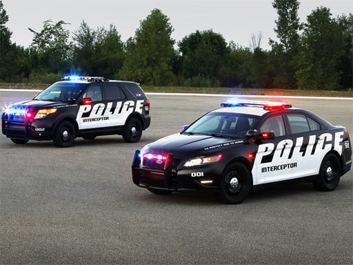 Play Police Cars Puzzle Online