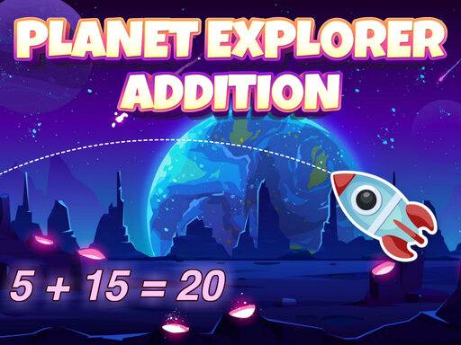 Planet Explorer Addition Online Puzzle Games on NaptechGames.com
