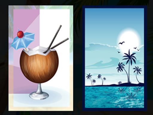 Play Beach Cocktails Memory Online