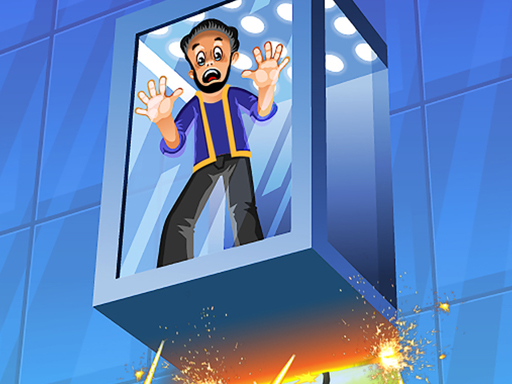 Elevator Fall Break Online Clicker Games on NaptechGames.com