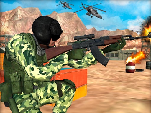 Frontline Army Commando War Online Shooting Games on NaptechGames.com