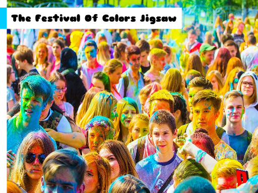 The Festival Of Colors Jigsaw