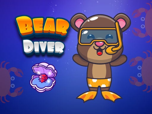 Bear Diver Online Arcade Games on NaptechGames.com