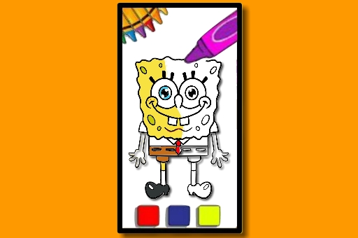 SpongeBob Coloring Adventure play online no ADS