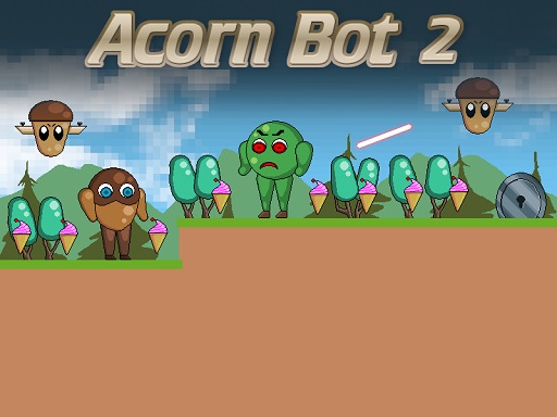 Acorn Bot 2 Online Arcade Games on NaptechGames.com