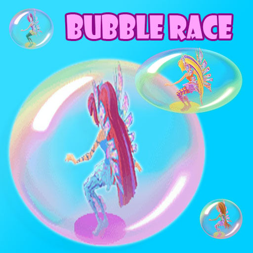 Winx Bubble Race Game