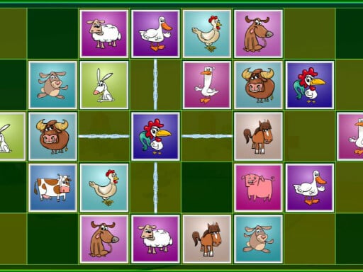 Play Farm Animals Matching Puzzles
