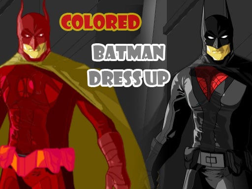 Colored Batman Dress Up Online Clicker Games on NaptechGames.com
