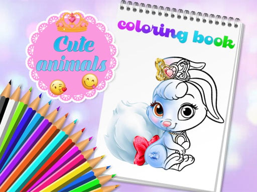 Play Cute Animals Coloring Book Online