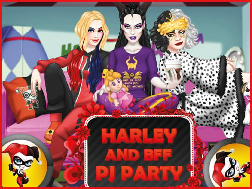 Watch Dress Up Game: Harley and BFF PJ Party