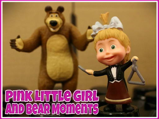 Pink Little Girl and Bear Moments oyunu