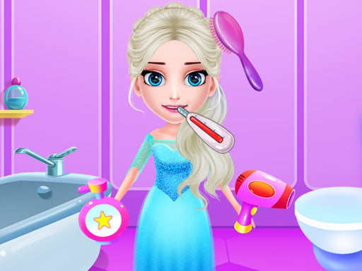 Ice Princess Beauty Salon Online Girls Games on NaptechGames.com