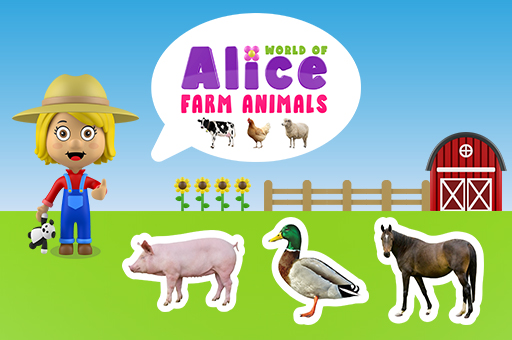 World of Alice   Farm Animals play online no ADS