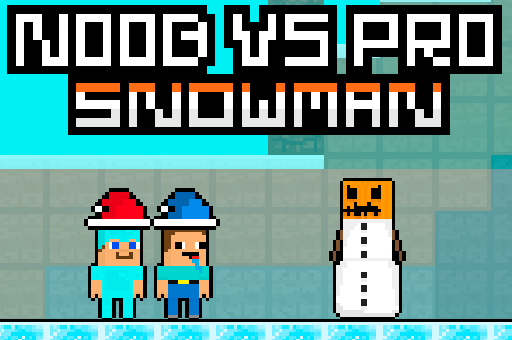 Noob vs Pro Snowman play online no ADS