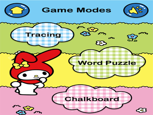 MyMelody ABC Tracing Online Racing Games on NaptechGames.com