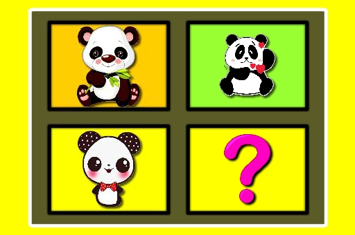 Baby Panda Memory play online no ADS