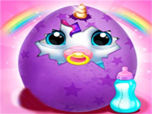 My Baby Unicorn Virtual Pony Pet Girl Game Online Hypercasual Games on NaptechGames.com