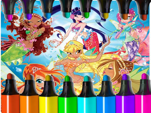Play Winx Coloring Game