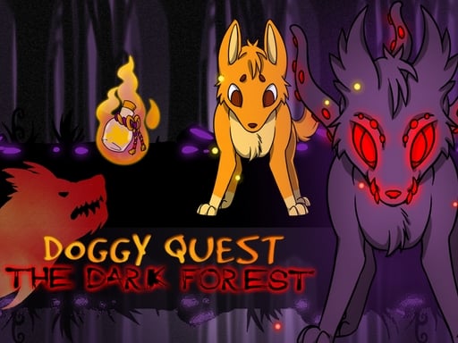Doggy Quest : The Dark Forest - Play Free Best Arcade Online Game on JangoGames.com