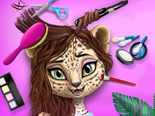 Jungle Animal Summer Makeover Online Girls Games on NaptechGames.com