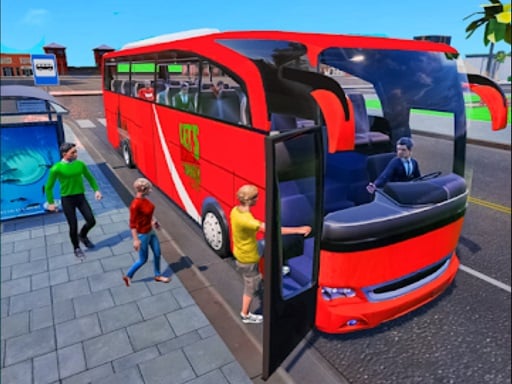 Coach Bus Driving 3D Online Racing Games on NaptechGames.com
