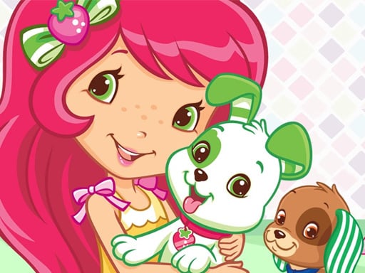 Strawberry Shortcake Puppy Care Online Girls Games on NaptechGames.com