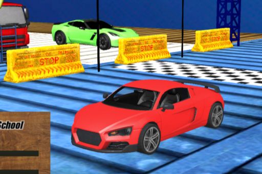 Impossible Track Car Stunt Racing Game play online no ADS