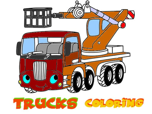 Play for fre Funny Trucks Coloring