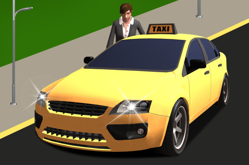 Taxi Driver Simulator play online no ADS