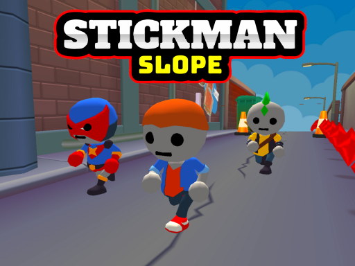 Stickman Slope Online Arcade Games on taptohit.com