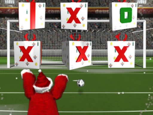 Santa kick Tac Toe Online Soccer Games on NaptechGames.com