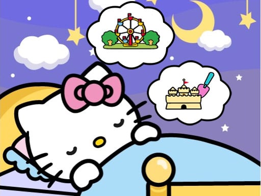 Hello Kitty Good Night Online Girls Games on NaptechGames.com