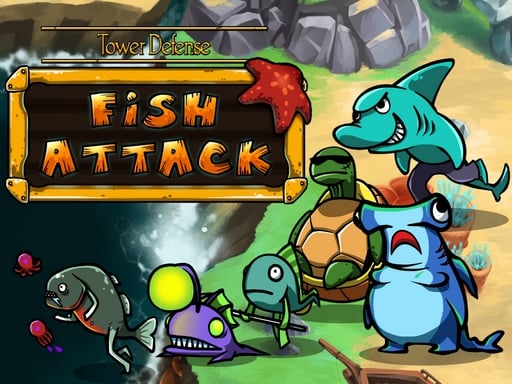 Tower Defense : Fish Attack - Shooting
