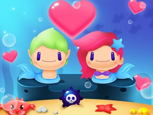 Mermaid My Valentine Crush Online Girls Games on NaptechGames.com