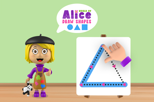 World of Alice   Draw Shapes play online no ADS