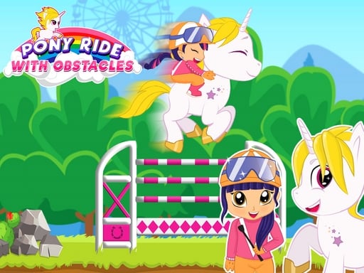 Pony Ride With Obstacles Online Racing Games on NaptechGames.com