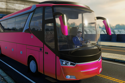 Bus Driving Simulator 2024 play online no ADS