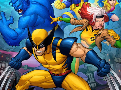 X-Men Battle Jigsaw Online Puzzle Games on NaptechGames.com